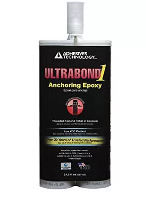 Adhesive Technologies A22-1n Ultrabond 1 Two Component Epoxy Cartridge 22 Oz • $30