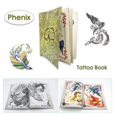 £13.64 • Buy A4 68 Pages Tattoo Art Design Phoenix Flash Manuscript Sketch Book Reference