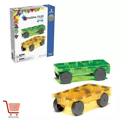 Cars – Green & Yellow 2-Piece Magnetic Construction Set The ORIGINAL Magnetic U • $23.27