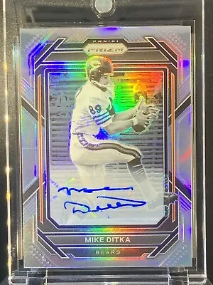 2022 Panini Prizm Mike Ditka #55 Silver Prizm Auto Chicago Bears • $15.50