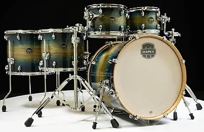 Mapex Armory 6pc Studioease Fast Toms Shell Pack - Rainforest Burst • $1149.99