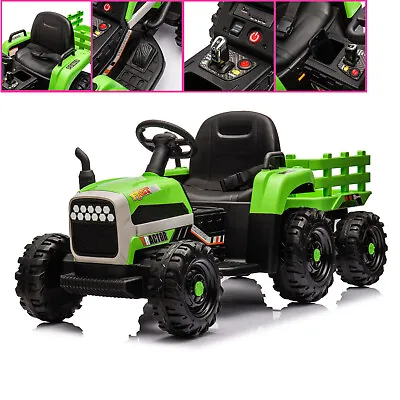 200w*2motor 24V Battery Powered Electric Tractor Toy 3-speed Ride On Car For Kid • $209