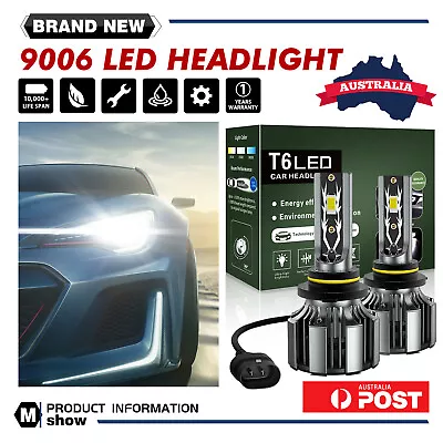 9006 HB4 LED HEADLIGHT Globes High/Low Beam Bulbs 220w 20000LM 6000K White • $35.99