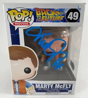 Michael J. Fox Signed Back To The Future Marty McFly Funko POP! BTTF BAS COA • $450