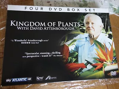 Kingdom Of Plants David Attenborough 4 Dvd Box Set Atlantic Sky • £5