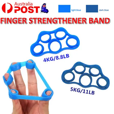 $6.05 • Buy FINGER STRENGTHENER Band -Trainer Grip Tension Exerciser Hand Fitness Resistance