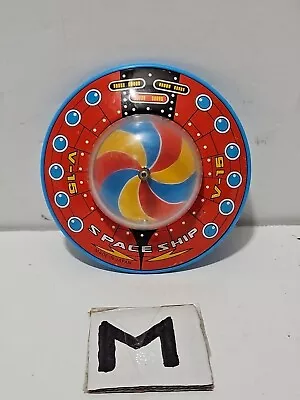 Vintage Tin And Plastic 1960's Flying Saucer Toy Spaceship Rocket Japan V-45 • $25