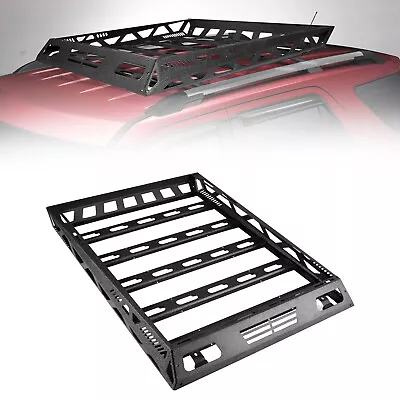 56  X 41 Aluminum Universal Black Roof Rack Cargo Basket Car Top Luggage • $140.40