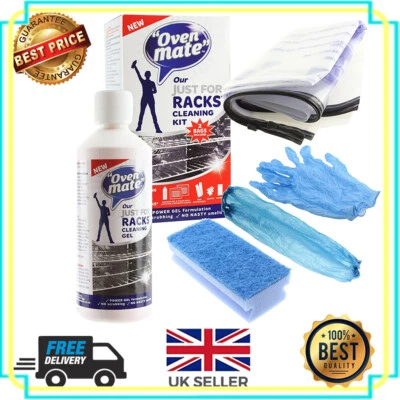 £10.03 • Buy Oven Mate Just For Racks Oven Shelves Cleaner Gel Kit Put Shelf In Bag For Oven