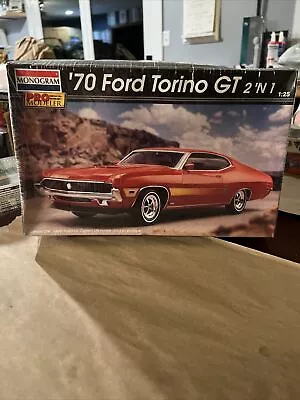 Monogram '70 Ford Torino GT Pro-Modeler 1:25 Scale Kit 85-5958 Sealed 2 In 1 NIB • $35