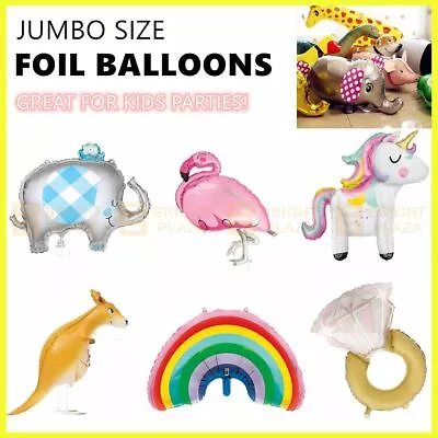 $7.15 • Buy Large Foil Balloon Kids Birthday Party Jumbo Balloons Decoration Unicorn Animal