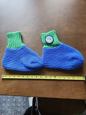 VTG Seattle Seahawks Handmade Socks/booties Collector • $17.28