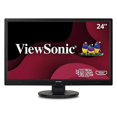 ViewSonic VA2446MH-LED 24 Inch Full HD 1080p LED Monitor Used Grade A • $65