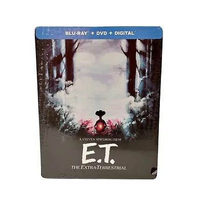 E.T. The Extra Terrestrial Steelbook Blu-ray Dee Wallace Stone NEW • $24.95
