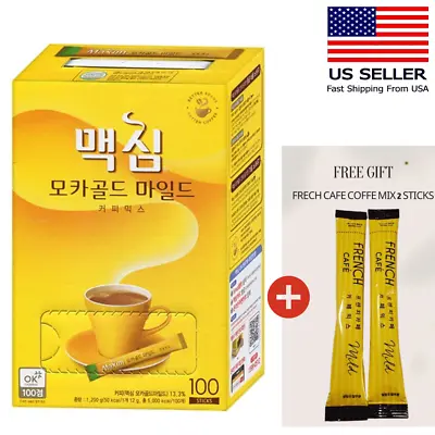 Maxim Mocha Gold Mild Korean Coffee Mix Instant 100 Stick / U.S.A. Seller • $35