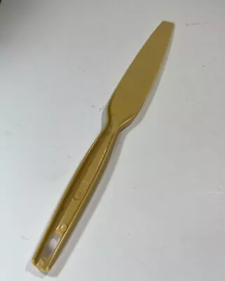 Foley Icing Spatula Spreader Serrated Knife 12  Nylon Plastic Yellow • $8.95