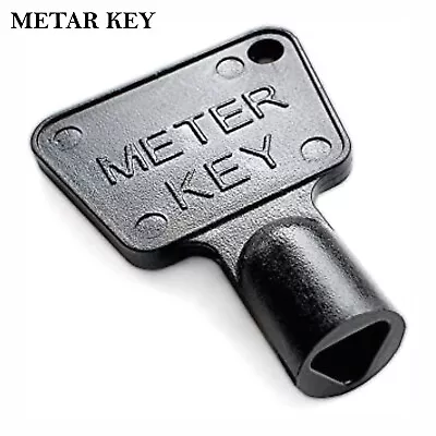 £1.99 • Buy TRIANGULAR GAS ELECTRIC UTILITY METER BOX KEY BLACK PLASTIC Cabinet Triangle UK