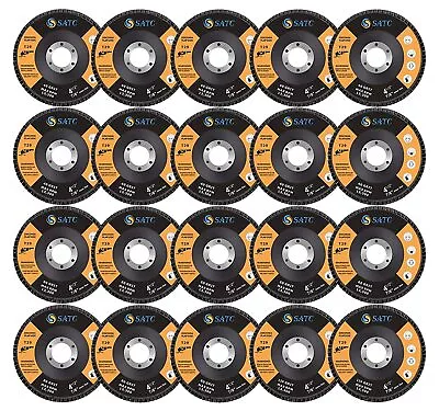 20PCS 4-1/2  Zirconia Flap Discs 40 60 80 120 Grit Angle Grinder Grinding Wheels • $31.59