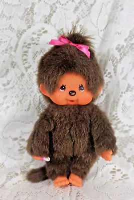 Sekiguchi MONCHHICHI GIRL DOLL With Ponytail 7.5” • $25