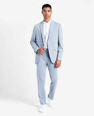 Kenneth Cole Light Blue Slim-Fit Suit 38R Jacket 31 X 32 Pants • $51.67