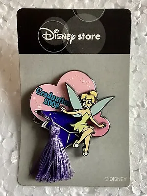 $19.99 • Buy Japan Tokyo Disney Pin Tinker Bell Tinkerbell Fairy Graduation Tassel Heart