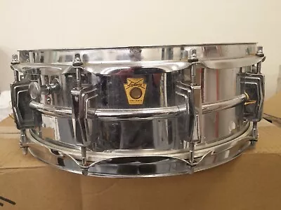 Vintage Ludwig 1969 Supraphonic 5x14 Keystone Badge Snare Drum • $499