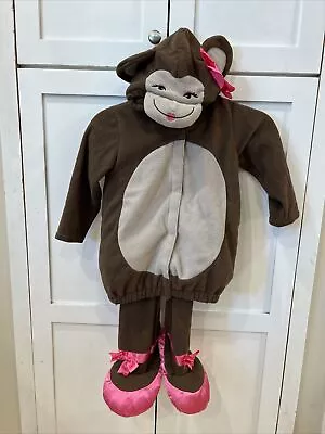 Old Navy Plush Monkey (with Banana) Costume- Boy/Girl- Size 4T-5T *2pc Costume* • $15