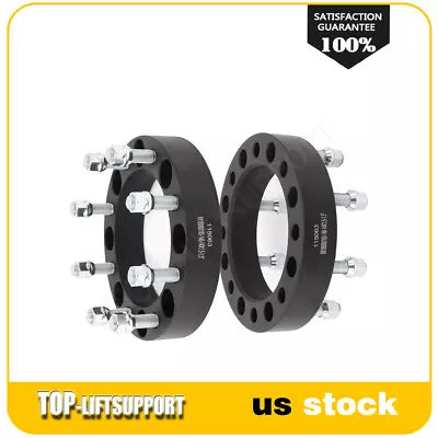 2x 1.5 Inch 8x180 Wheel Spacers 14x1.5 Fits Chevy Silverado 2500 HD GMC Sierra • $59.69