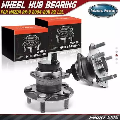 2x Front Side Wheel Hub Bearing Assembly W/ Sensor For Mazda RX-8 04-11 R2 1.3L • $89.99