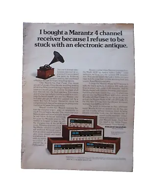 Marantz 4300 4270 4220 4320 Magazine Ad Stereo Review Dec 1973 Original • $18.75