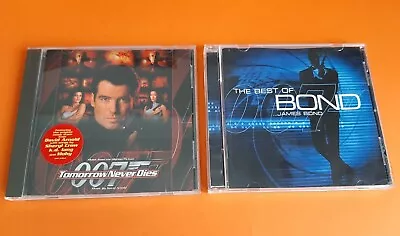 JAMES BOND - Soundtrack CD's Tomorrow Never Dies + Best Of Bond • £3.95