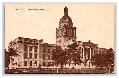 LINCOLN NEBRASKA NE ~ STATE CAPITOL UNP Vintage Postcard • $3.99