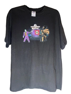 $39.99 • Buy Vintage Mortal Kombat Vs DC Universe Xbox360 PS3 Video Game Promo T Shirt Size L