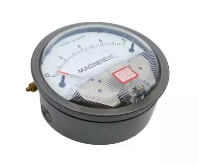 Dwyer Magnehelic 2008 Differential Pressure Gauge 0-8  Water 1/8  NPTF 15PSI Max • $27.99