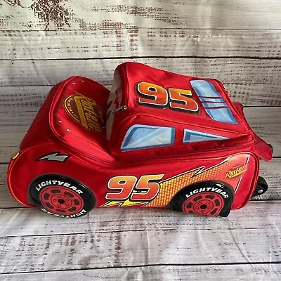 Disney Pixar Cars Lightning McQueen 95 Kids Rolling Luggage Suitcase 12 X 21  • $69.99