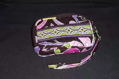 NEW VERA BRADLEY Tech Case Pouch ~ $25 NWOT PURPLE PUNCH Floral Swirl Pattern • $9.95