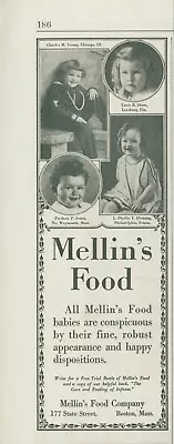 1924 Mellins Food Happy Healthy Babies Children Boston MA Vintage Print Ad A1 • $15.99