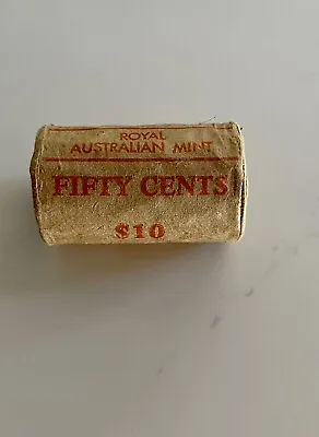 $35 • Buy 50 Cent 1982 Royal Australian Mint Roll Commonwealth Games
