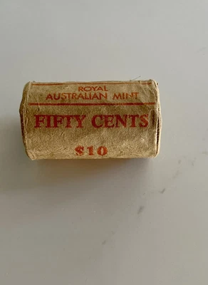 $35 • Buy 50 Cent 1982 Royal Australian Mint Roll Commonwealth Games