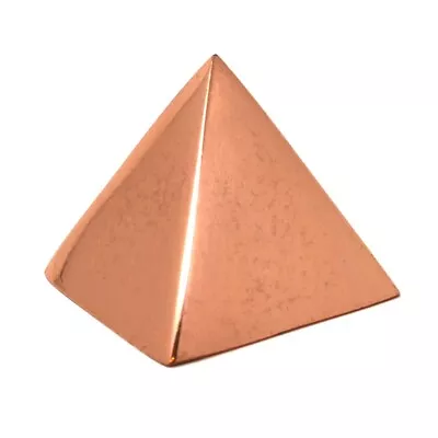 100% Solid Copper Pyramid ~1.25in Giza Shape For Meditation Reiki Chakra Balance • $24.99