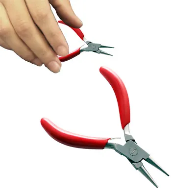 Round Nose Pliers Miniature Pocket Jewelry Beading Hobby Wire Work 3  Mini Plier • $6.18