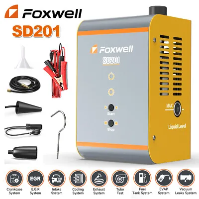 FOXWELL SD201 EVAP Smoke Machine Vacuum Leak Detection Diagnostic Tester  • $107.99
