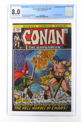 £62.80 • Buy Conan The Barbarian #15 - Marvel 1972 CGC 8.0 Elric Of Melnibone Appearance.