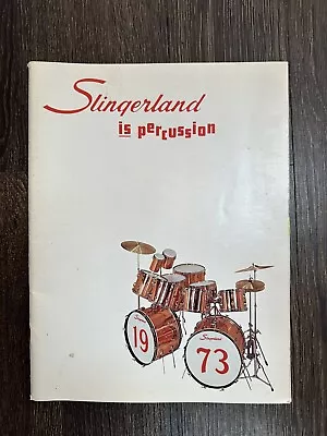 Vintage 1973 Slingerland Drum Percussion Catalog • $45