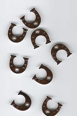 Horseshoe Eyelets  ** 2 Cute ** 10 Pcs Discontinued Brown • $1.29