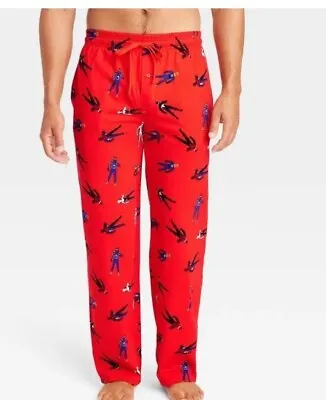 Marvel Spiderman Spider-Verse Men's Sleep Lounge Pajama Bottoms (Size M) • $19.99