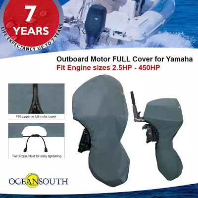 Oceansouth Full Cover For Yamaha Outboard Motor Engine • $113.52