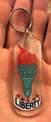 Vintage Statue Of Liberty Torch Keychain New York City Lady Fire Lantern NYC • $5