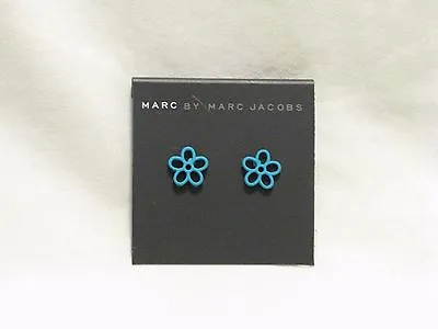 Marc By Marc Jacobs 'Daisy' Wintergreen Turquoise Earrings Beautiful NWT • $39.99