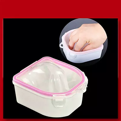 1/2Pcs Double Thickening SPA Resistant Acetone Soak Off Bowl Manicure Nail Treat • £7.14